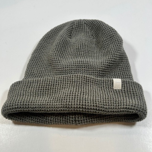 Vuori Other - Vuori Beanie Gray Waffle Knit Hat Cuffed Winter Fall Gorpcore Athleisure